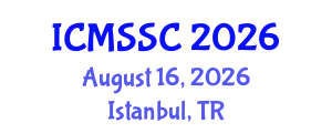 International Conference on Mathematics, Statistics and Scientific Computing (ICMSSC) August 16, 2026 - Istanbul, Turkey