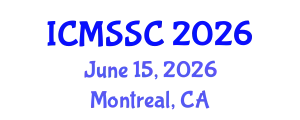 International Conference on Mathematics, Statistics and Scientific Computing (ICMSSC) June 15, 2026 - Montreal, Canada