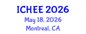 International Conference on Hydraulic and Environmental Engineering (ICHEE) May 18, 2026 - Montreal, Canada