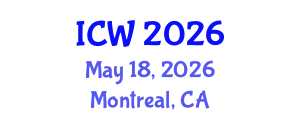 International Conference on Water (ICW) May 18, 2026 - Montreal, Canada
