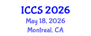 International Conference on Chemical Sciences (ICCS) May 18, 2026 - Montreal, Canada
