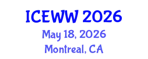 International Conference on Environment, Water and Wetlands (ICEWW) May 18, 2026 - Montreal, Canada