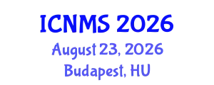 International Conference on Nano and Materials Science (ICNMS) August 23, 2026 - Budapest, Hungary