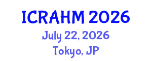 International Conference on Risk Analysis and Hazard Mitigation (ICRAHM) July 22, 2026 - Tokyo, Japan