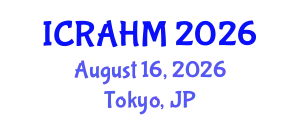 International Conference on Risk Analysis and Hazard Mitigation (ICRAHM) August 16, 2026 - Tokyo, Japan