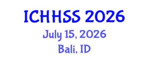 International Conference on Humanities, Historical and Social Sciences (ICHHSS) July 15, 2026 - Bali, Indonesia