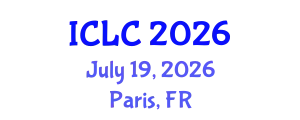 International Conference on Lung Cancer (ICLC) July 19, 2026 - Paris, France