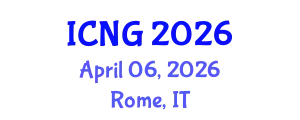International Conference on Nutrition and Growth (ICNG) April 06, 2026 - Rome, Italy