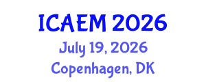 International Conference on Advanced Engineering Materials (ICAEM) July 19, 2026 - Copenhagen, Denmark