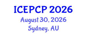 International Conference on Environmental Pollution Control and Prevention (ICEPCP) August 30, 2026 - Sydney, Australia