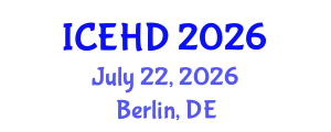 International Conference on Education and Human Development (ICEHD) July 22, 2026 - Berlin, Germany