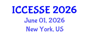 International Conference on Computer, Electrical and Systems Sciences, and Engineering (ICCESSE) June 01, 2026 - New York, United States