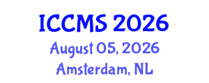 International Conference on Chaos, Control, Modelling and Simulation (ICCMS) August 05, 2026 - Amsterdam, Netherlands