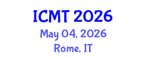 International Conference on Magnet Technology (ICMT) May 04, 2026 - Rome, Italy