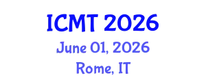 International Conference on Magnet Technology (ICMT) June 01, 2026 - Rome, Italy