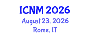 International Conference on Nanoscale Magnetism (ICNM) August 23, 2026 - Rome, Italy