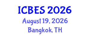 International Conference on Biomedical Engineering and Systems (ICBES) August 19, 2026 - Bangkok, Thailand