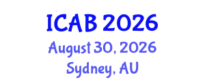 International Conference on Advances in Biology (ICAB) August 30, 2026 - Sydney, Australia