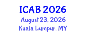 International Conference on Advances in Biology (ICAB) August 23, 2026 - Kuala Lumpur, Malaysia