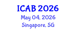 International Conference on Advances in Biology (ICAB) May 04, 2026 - Singapore, Singapore