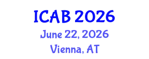 International Conference on Advances in Biology (ICAB) June 22, 2026 - Vienna, Austria