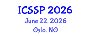 International Conference on Statistical Signal Processing (ICSSP) June 22, 2026 - Oslo, Norway