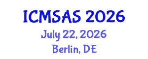 International Conference on Mobile Systems, Applications and Services (ICMSAS) July 22, 2026 - Berlin, Germany