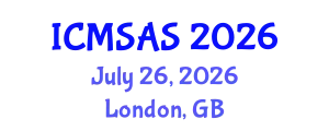 International Conference on Mobile Systems, Applications and Services (ICMSAS) July 26, 2026 - London, United Kingdom