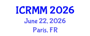 International Conference on Robotics, Mechanics and Mechatronics (ICRMM) June 22, 2026 - Paris, France