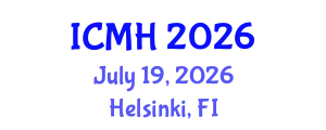 International Conference on Mental Health (ICMH) July 19, 2026 - Helsinki, Finland