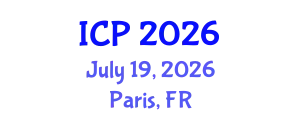 International Conference on Pharmacology (ICP) July 19, 2026 - Paris, France
