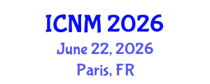 International Conference on Nuclear Materials (ICNM) June 22, 2026 - Paris, France