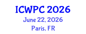 International Conference on Water Pollution and Control (ICWPC) June 22, 2026 - Paris, France