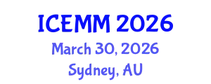 International Conference on Economy, Management and Marketing (ICEMM) March 30, 2026 - Sydney, Australia