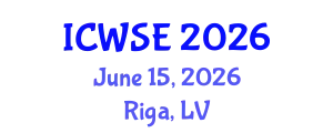 International Conference on Wood Science and Engineering (ICWSE) June 15, 2026 - Riga, Latvia