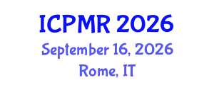 International Conference on Physical Medicine and Rehabilitation (ICPMR) September 16, 2026 - Rome, Italy