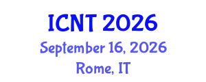 International Conference on Neurology and Therapeutics (ICNT) September 16, 2026 - Rome, Italy