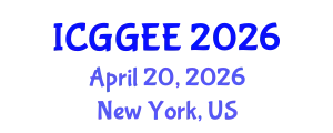 International Conference on Geosciences, Geophysics and Environmental Engineering (ICGGEE) April 20, 2026 - New York, United States