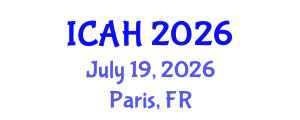 International Conference on Arts and Humanities (ICAH) July 19, 2026 - Paris, France