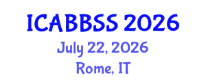 International Conference on Agro-Biotechnology, Biosafety and Seed Systems (ICABBSS) July 22, 2026 - Rome, Italy