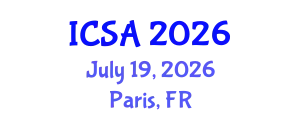 International Conference on Surgery and Anesthesia (ICSA) July 19, 2026 - Paris, France