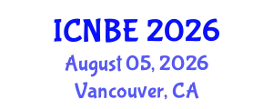International Conference on Nanotechnologies and Biomedical Engineering (ICNBE) August 05, 2026 - Vancouver, Canada