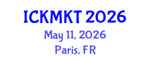 International Conference on Knowledge Management and Knowledge Technologies (ICKMKT) May 11, 2026 - Paris, France