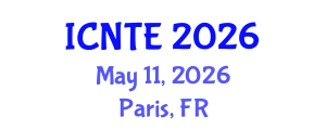 International Conference on Nondestructive Testing and Evaluation (ICNTE) May 11, 2026 - Paris, France