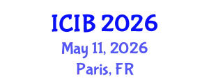 International Conference on Industrial Biotechnology (ICIB) May 11, 2026 - Paris, France