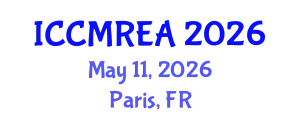 International Conference on Composite Materials and Renewable Energy Applications (ICCMREA) May 11, 2026 - Paris, France