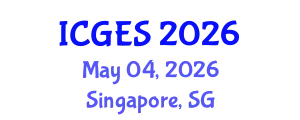 International Conference on Geological and Earth Sciences (ICGES) May 04, 2026 - Singapore, Singapore
