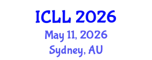 International Conference on Language and Literature (ICLL) May 11, 2026 - Sydney, Australia
