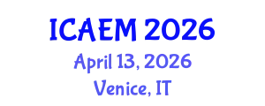International Conference on Agribusiness Economics and Management (ICAEM) April 13, 2026 - Venice, Italy