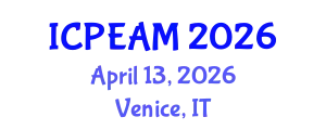 International Conference on Process Engineering and Advanced Materials (ICPEAM) April 13, 2026 - Venice, Italy